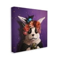 thumbnail image 3 of Stupell Industries Floral Day Of Dead Face Paint Bunny Butterfly Canvas Wall Art, 30 x 30, Design by Lucia Heffernan, 3 of 5