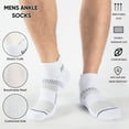 thumbnail image 5 of COOPLUS 12 Pairs Mens Socks Ankle Socks for Mens Low Cut Cushioned Breathable Socks, 5 of 9