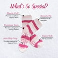 thumbnail image 3 of Super Soft Warm Cozy Fuzzy Cozy Home Socks - Fuchsia Combo - 4prs, 3 of 8