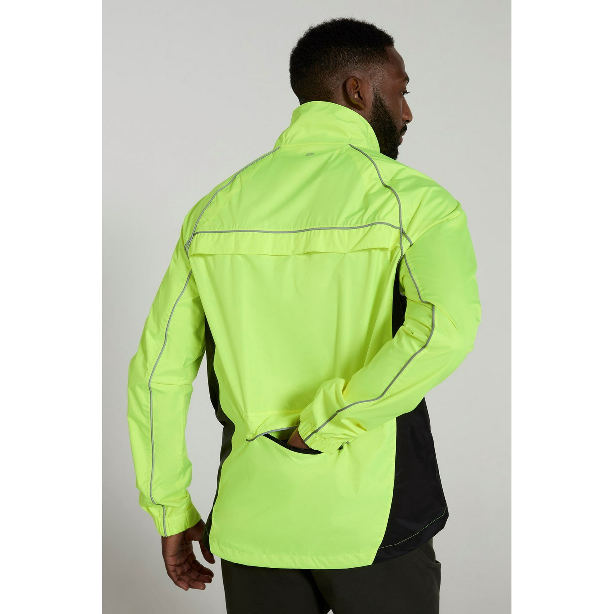 Mountain Warehouse Adrenaline Mens Iso Viz Waterproof Jacket Yellow Size S
