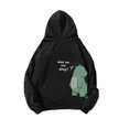 thumbnail image 4 of Sudadera unisex con capucha para hombre y mujer, ropa Y2k con estampado divertido de dinosaurios, sudadera de manga larga, primavera y otoño, 4 of 4