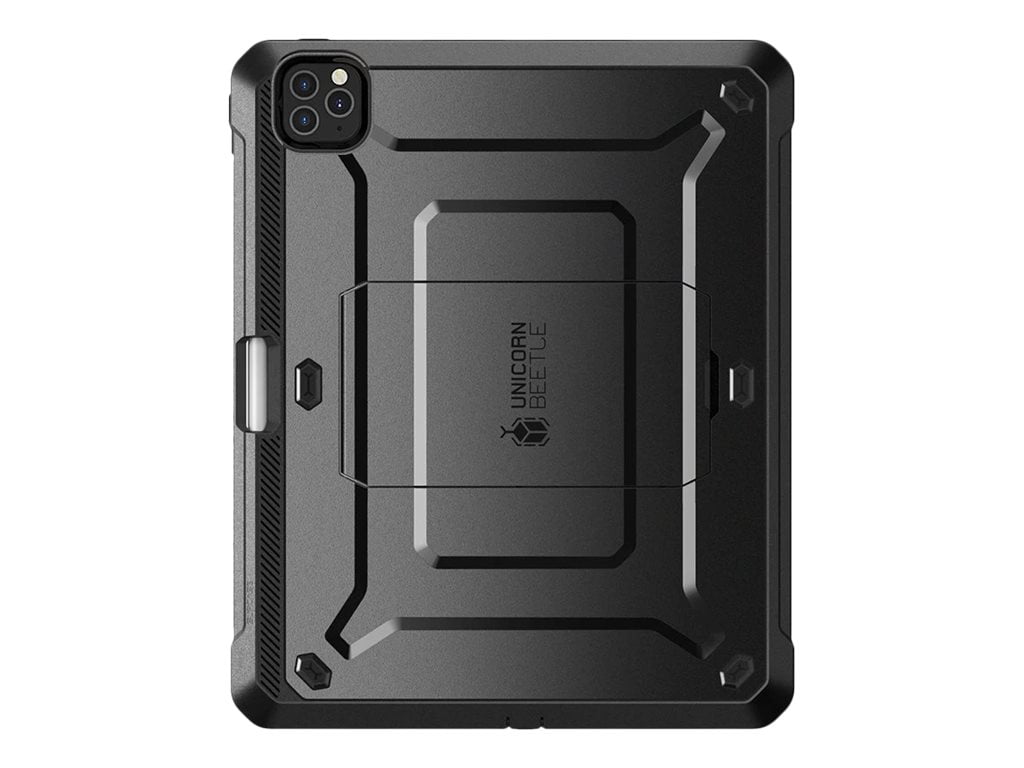 SupCase Unicorn Beetle Pro - Protective case for tablet - rugged - polycarbonate, thermoplastic polyurethane (TPU) - black - 12.9" - for Apple 12.9-inch iPad Pro (4th generation)
