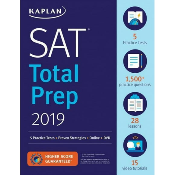 Préparation Totale 2019: 5 Tests Pratiques + Stratégies Éprouvées + en Ligne (Préparation aux Tests Kaplan)