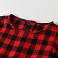 thumbnail image 7 of Godderr Kids Baby Boys Girls Christmas Outfit 3M-6Y Toddlers Red Black Plaid Shirt+gentlemans Bib Pants Girls Plaid Dress+leggings 3ps Fall Winter Set, 7 of 7