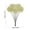 White, variant on Bwiyojiz Home Decoration Ornaments Count 6pcs Plastic Flowers Simulation Dandelions Flocky Brief Gardening Flower Arrangement Branch Furnishings, Gifts for Sisters, Green