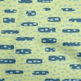 thumbnail image 1 of oneOone Rayon Lime Fabric Geometric Rounded Rectangle Craft Projects Decor Fabric Printed By The Yard 56 Inch Wide, 1 of 4