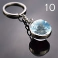 thumbnail image 1 of Luminous Keychain Portable Tree Keyring Glass Balls Key Chain Pendant Gifts for Friends and Family, 1 of 4