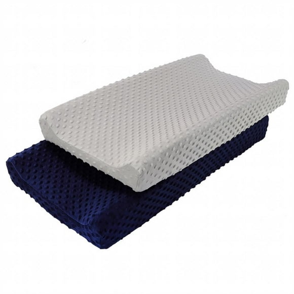2 fundas para cambiador de bebé, impermeables, desmontables y lavables.