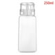 thumbnail image 4 of Dispensadores de bomba removedor, contenedor dispensador vacío Dispensador de bomba de empuje hacia abajo, dispensador de bombeo para contenedor de - 250ml 250ml blanco Yinane Contenedor de bomba removedora, 4 of 4