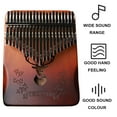 thumbnail image 4 of Piano Dedo Mbira Portátil Pulgar Kalimba 21 Teclas Regalo Profesional para, 4 of 9