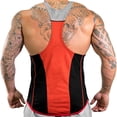 thumbnail image 1 of Men‘s Fitness Gym Muscle Cut Stringer Bodybuilding Workout Sleeveless Tank Top Shirts, 1 of 5
