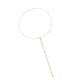 thumbnail image 2 of Telón de fondo collar Lariat estrella borla decoración sin espalda larga moda oro cuerpo cadena colgante para Bikini boda nupcial mujeres, 2 of 8