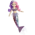thumbnail image 3 of Aurora World Sea Sparkles Rainbow Mermaid Sea Iris Plush, 3 of 4