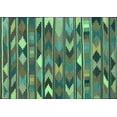 thumbnail image 1 of Ahgly Company Indoor Rectangle Southwestern Turquoise Blue Country Area Rugs, 7' x 10', 1 of 4