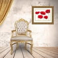 thumbnail image 3 of Frank, Assaf 32x25 Gold Ornate Wood Framed with Double Matting Museum Art Print Titled - Five Poppies, 3 of 4