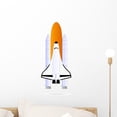 thumbnail image 1 of Space Shuttle Ready for Wall Decal by Wallmonkeys Peel and Stick Graphic (18 in H x 12 in W) WM237935, 1 of 4