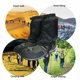 thumbnail image 3 of Soidarity 2 piezas al aire libre senderismo caminar tela Oxford impermeable nieve Legging polainas ajustables transpirable Trekking Camping Type11 NO11, 3 of 6