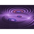thumbnail image 1 of Ahgly Company Machine Washable Indoor Rectangle Transitional Dark Purple Area Rugs, 2' x 5', 1 of 7