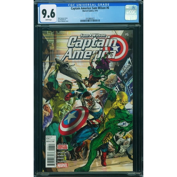 Captain America: Sam Wilson #6 - CGC 9.6 Comic Book