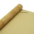 SorenCut Cork Fabric by the Yard, Cork Fabric Roll,Real Cork with Gold Embellished 12*53" for