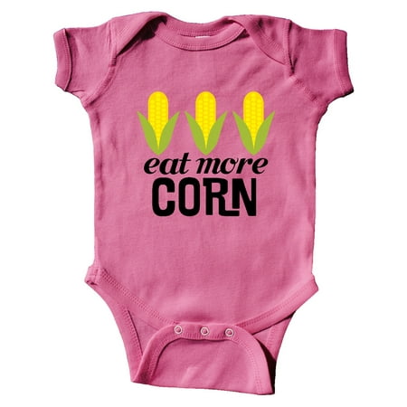 

Inktastic Eat More Corn Gift Baby Boy or Baby Girl Bodysuit