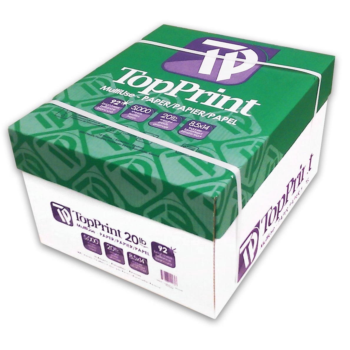 Copy Paper, 5000 Sheets, 500 Sheets/Ream, 10 Reams