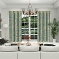 thumbnail image 3 of LFEEY Blackout Curtains with Lining Insulated Room Darkening, Leaf Print, 52x84 inches, 2 panels, 3 of 6