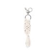 thumbnail image 1 of Fridja Vintage Cotton Tassel Keychain Key Ring Holder for Waist Bag, 1 of 6