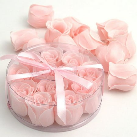 Wrapables® Scented Rose Soaps (set of 12) - Pink
