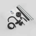 thumbnail image 6 of Bathroom Tub Filler Freestanding Bathtub Faucet Black Floor Mounted&Handle Showe, 6 of 6