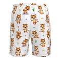 thumbnail image 6 of Disketp Men'S Swim Trunks Hawaiian Breathable Surf Beach Swimsuits Mesh Lining Beach Shorts With Pockets-Tigers Go In For Sports, 6 of 9
