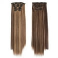 thumbnail image 2 of Fridja Fashion Hair Long Clip In Hair Extensions Full Head Straight Wig, 2 of 4