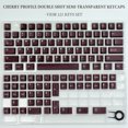 thumbnail image 1 of 114 Keys Classic Green Translucent ABS Keycaps Double Shot Keycaps Cherry Profile for Cherry Gateron MX Switches Gamer Keyboard, 1 of 1