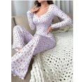 thumbnail image 6 of Fall/Winter Homewear Printed Set - Casual and Fashionable - Can Be Worn Outdoors, 6 of 7