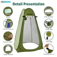 thumbnail image 4 of AOSION Tienda de Ducha de Privacidad, Tienda de Cambio Emergente, Vestidor de Baño de Campamento, Tienda de Inodoro Portátil con Bolsa de Transporte para Acampar, Playa, Verde., 4 of 5