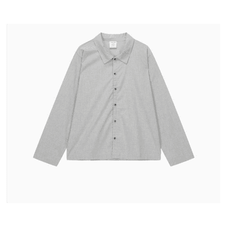 $65 Calvin Klein Men's Sleepwear Cotton Lounge Shirt, Grey Heather, Sz XL