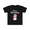 thumbnail image 2 of Santa Penguin Mens Christmas Shirts for Men Funny Christmas T Shirts for Men Funny Mens Christmas Gift, 2 of 6