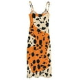 thumbnail image 5 of Leopard Print Pattern Sleeveless Dress Woman Fashion Long Dresses Women's Summer Suit Dress Summer 2025 Women, 5 of 7