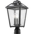 thumbnail image 2 of 3 Lumière Extérieure Post Mount Light 539PHMR-BK, 2 of 2