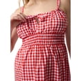 thumbnail image 5 of Ingrid & Isabel For Every Belly Women's Maternity Gingham Woven Dress, Size S-XXL, 5 of 9