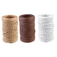 thumbnail image 4 of UPOUART 1 Roll Wrapping Wire Binding Rope Iron Wire Coffee for Adults Crafts Use Natural Style, 4 of 7