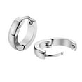 thumbnail image 2 of Acier Inoxydable 316L Hommes Femmes Boucles d'Oreilles Huggie, 2 of 8