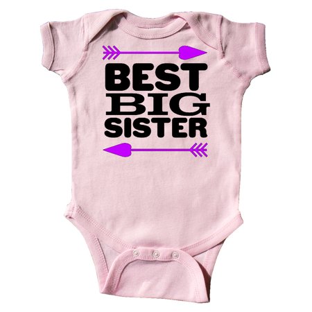 

Inktastic Best Big Sister Gift Baby Girl Bodysuit