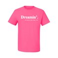 thumbnail image 2 of Dreamin' Dr Martin Luther King Jr. 1963 Men's Graphic T-Shirt, Neon Pink, Large, 2 of 3