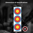 thumbnail image 4 of Morrell FITA Recurve Bullseye Paper Face Shooting Targets, 17x17-in., 100 Count, 4 of 6
