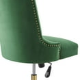 thumbnail image 5 of Modway Empower Channel Tufted Performance Velvet Office Chair in Gold Emerald, 5 of 9