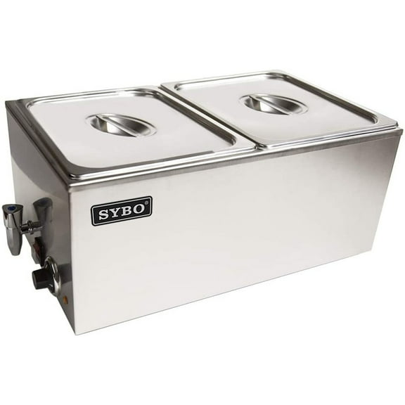 SYBO Food Warmer Bain Maire 2 Well w/ Tap