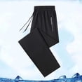 thumbnail image 2 of Migroa Mens Athletic Sweatpants with Zipper Pockets Men's Lightweight Hiking Pants Workout Gym Joggers Pants for Men Running Jogging Pants Black L, 2 of 5