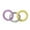 Yellow#0625-39, variant on 3-Ring TPR Dog Tug Toy Interactive Pull Teething Chew Toy for Indoor Backyard Training Play 8.66"×3.54"