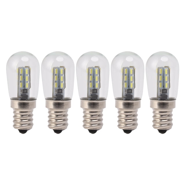 Bombilla LED E12 de alto brillo, 120V, lámpara para frigorífico, con cuentas de 24 Uds., 5 uds.
